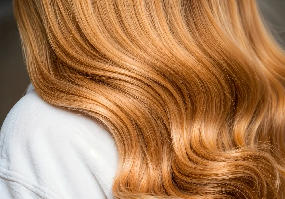 Brillo espejo en el pelo